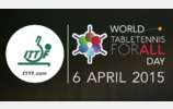 World Table Tennis Day - 6avril 2015 !