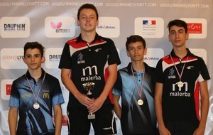 1 titre et 2 médailles aux finales Rhône-Lyon Minimes/Cadets/Juniors 2017 !