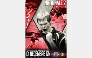 Nationale 2 messieurs - samedi 01/12 à 17h - venez encourager vos joueurs !