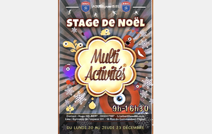 Stage Multi-activité Noël 2021