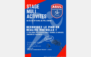 Stage Multi-activités Pâques 2022