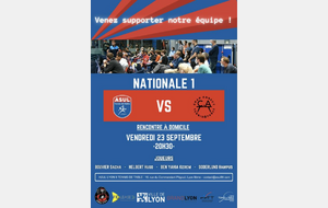 Evénément - Match N1 - Vendredi 23 septembre 2022