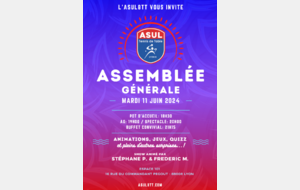 Assemblée générale 2023/2024 - Mardi 11 juin