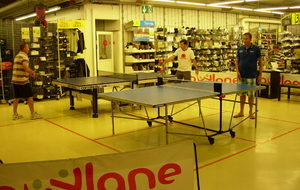 L'essentiel était bien sûr de faire découvrir le Ping et 'ASUL Lyon8