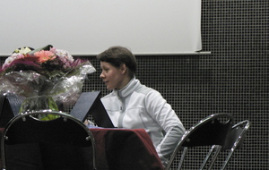 Anne et son bouquet