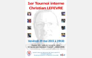 Tournoi interne Christian LEFEVRE