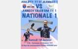 Match ASUL8 TT 1 / TT St-Jeannais 1 en N1 contre Annecy Cran GM