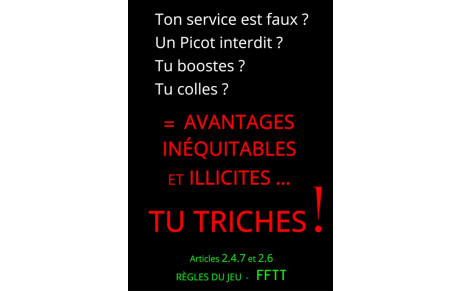Anti-triche : rejoignez le mouvement !