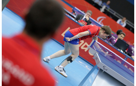 Anne en route pour les championnats d'Europe Handisport 2015 à Vejle (Danemark)