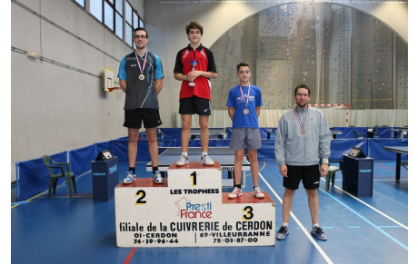 4 asulistes médaillés aux finales par classement Rhône-Lyon 2016 !