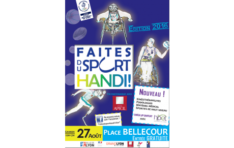 Faites du Sport Handi : samedi 27 août 2016