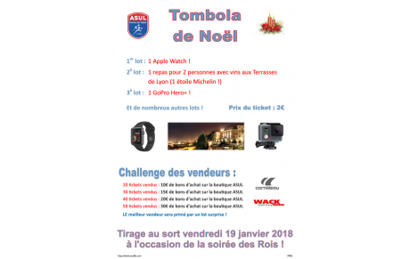 Tombola de Noël du club !