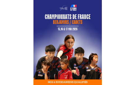 Résultats Championnat de France Benjamins/Cadets